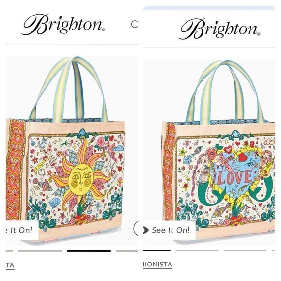 Brighton Siren’s Song Mermaid Tote NWT - Picture 1 of 9